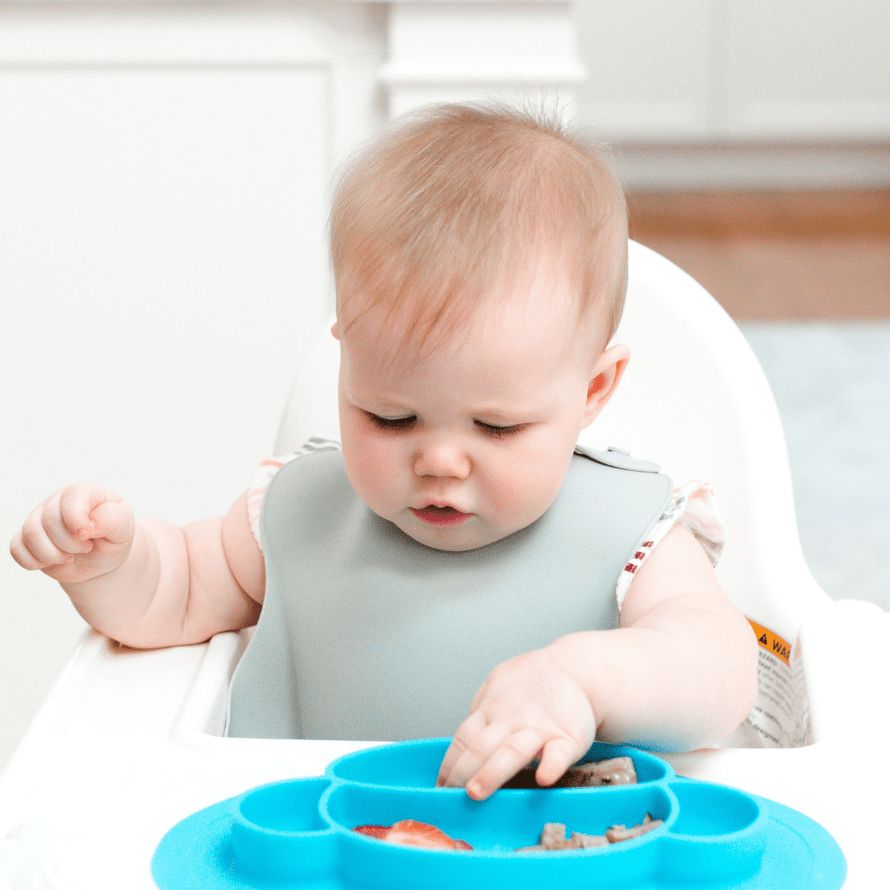 baby breakfast with baby led weaning