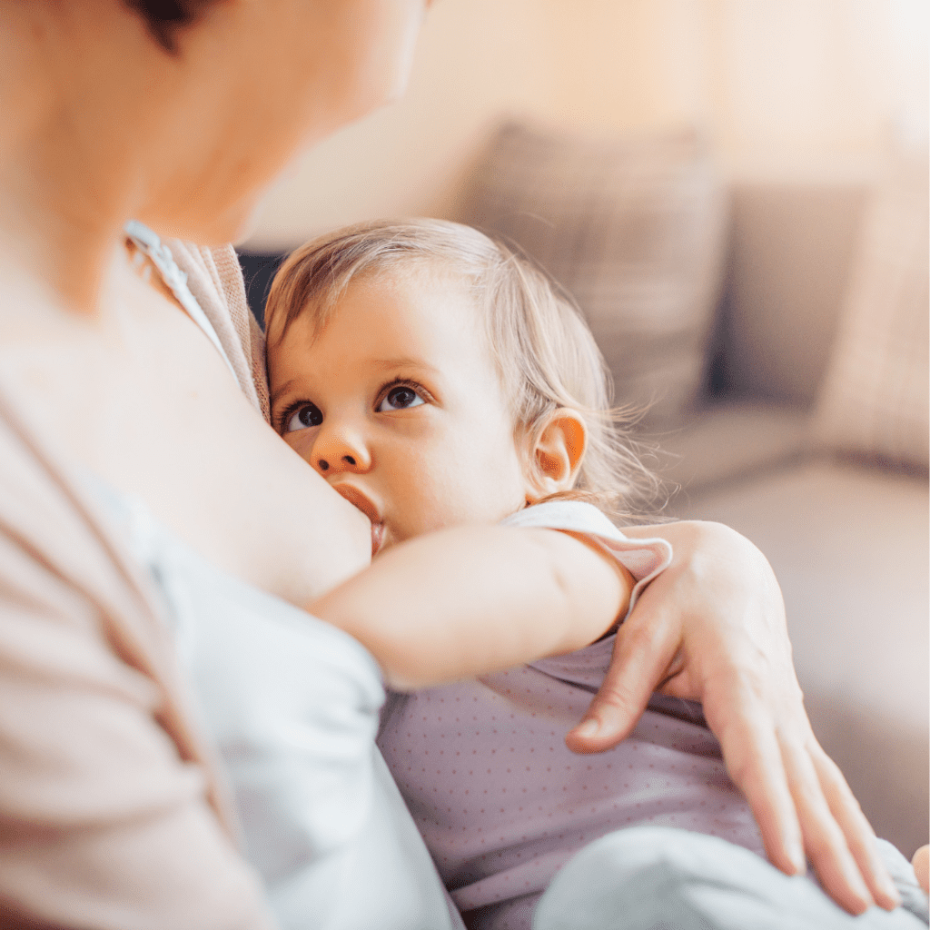 Main image for the article [The Best Strategies For Weaning Off Breastmilk]. Pictured is mother breastfeeding her baby.