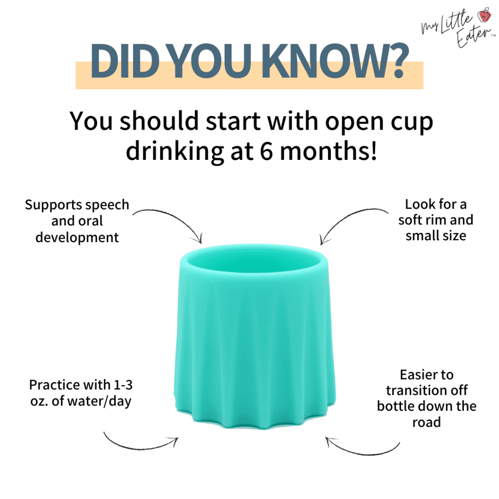 Open cup graphic- pictured Eztotz My First Cup. 