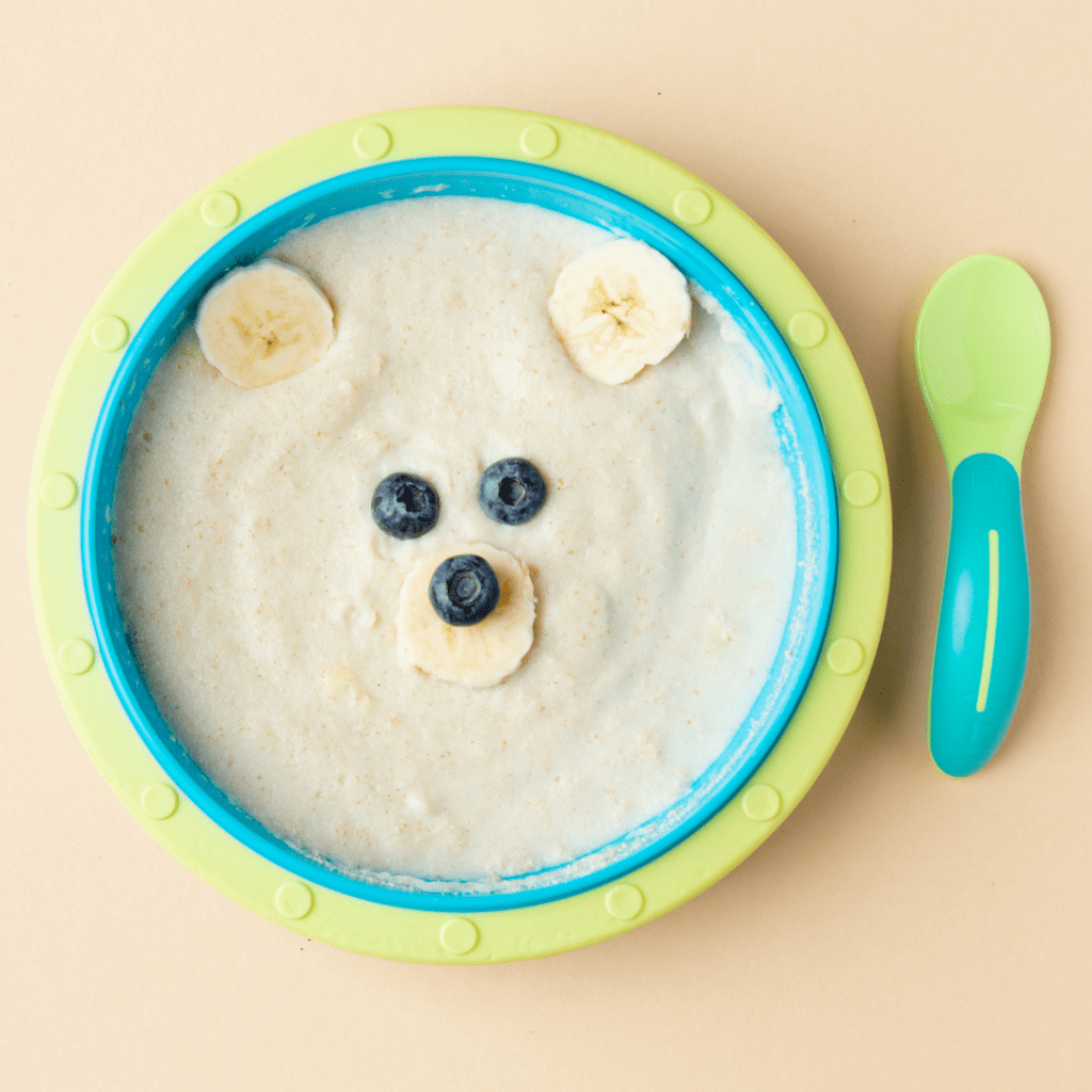 infant cereal as baby first food