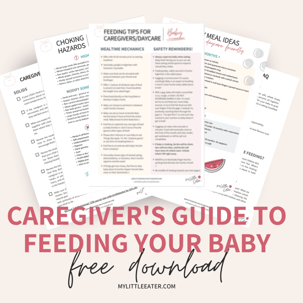 caregiver guide to blw