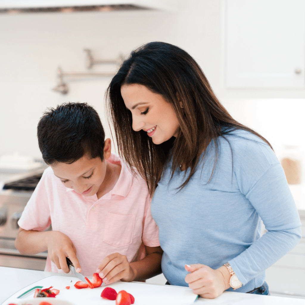 teaching kids to cook