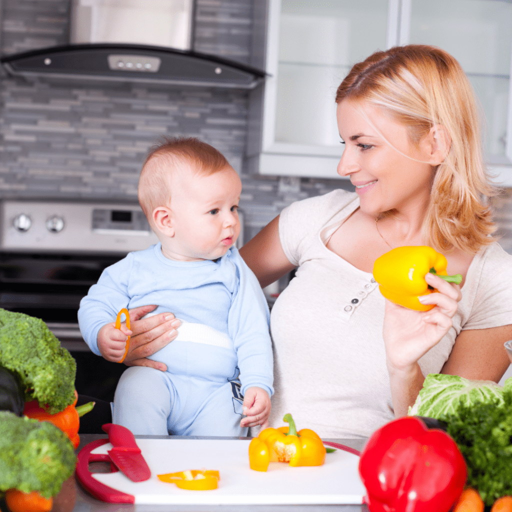 cooking with babies