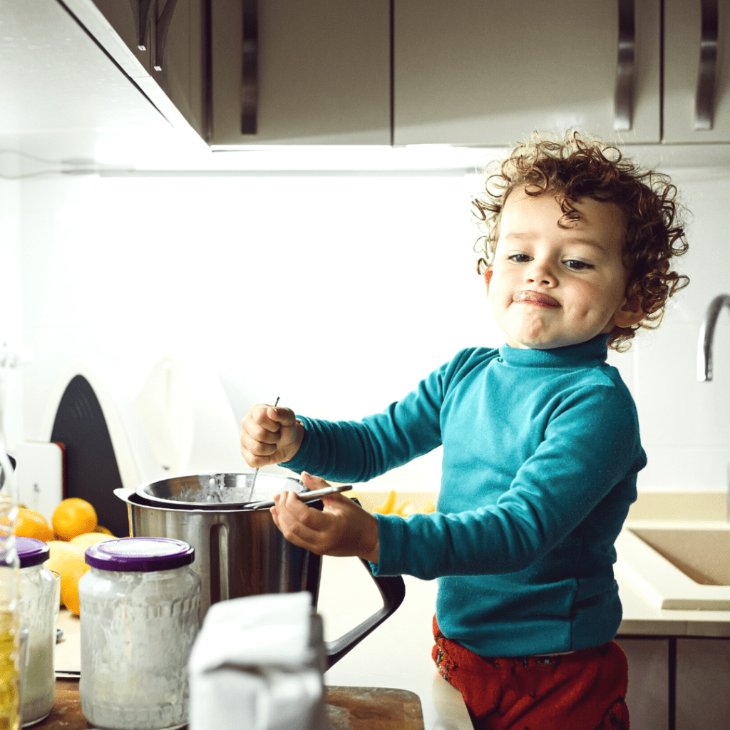 cooking with toddlers