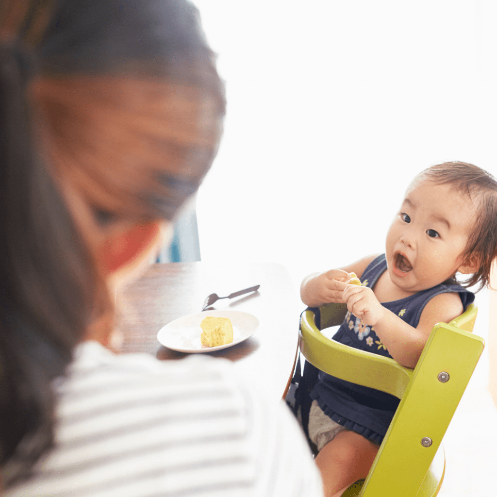 9 month old spitting out food